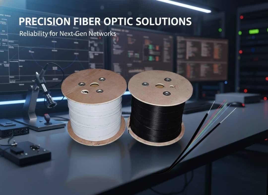 [1M] 4-Core IB Outdoor Fiber Drop Cable - Single Mode High Tensile ...