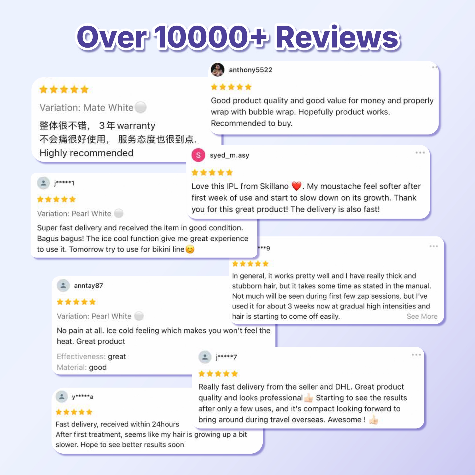 SKILLANO IPL Laser Hair Removal Machine 永久性激光IPL除毛仪 | Shopee Malaysia