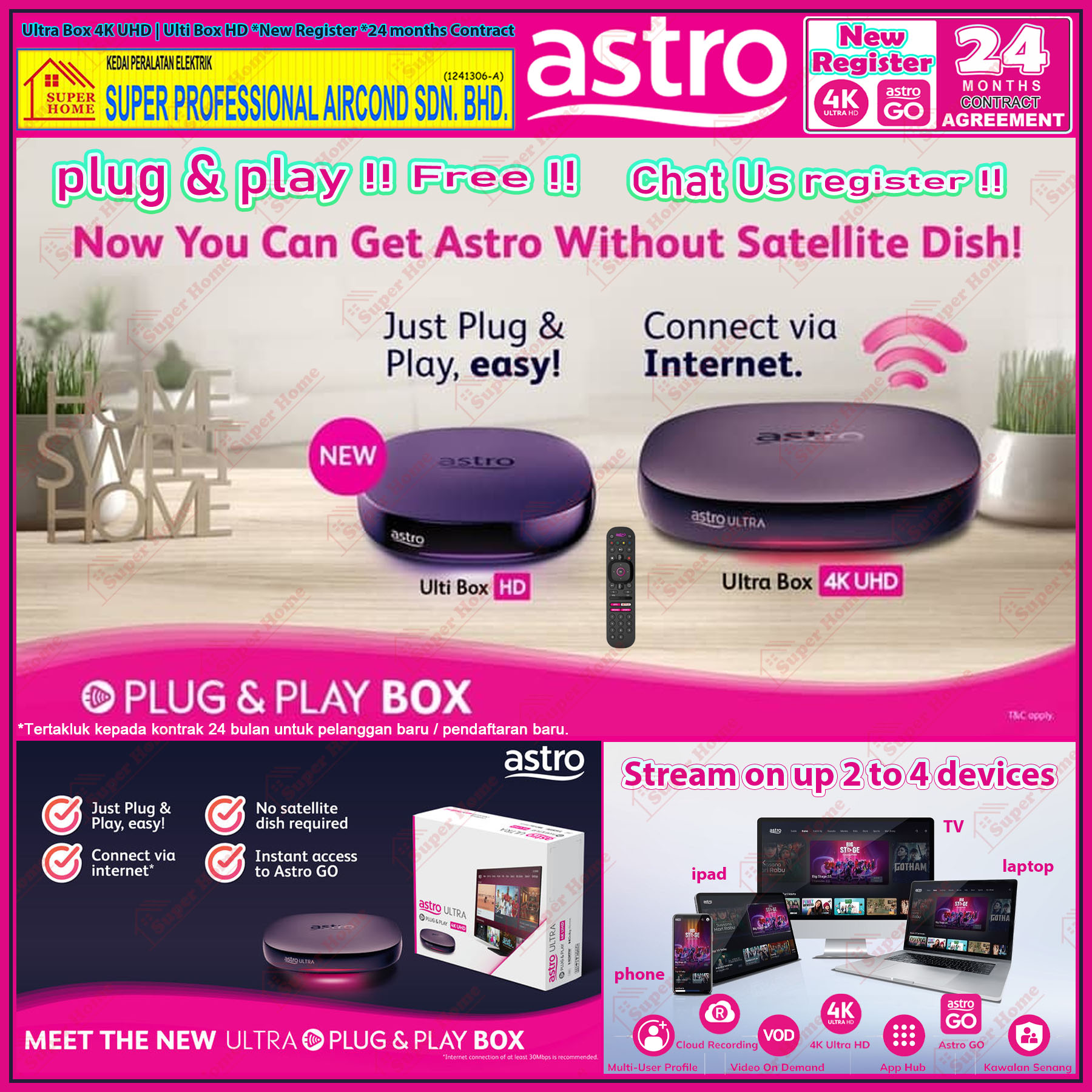 Astro Ultra Box Astro Ulti Box with Installation (Chat Register) New ...
