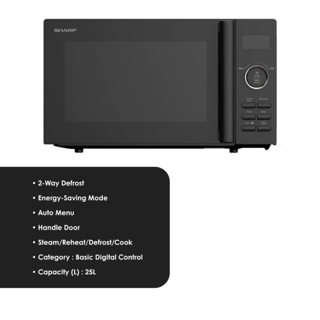 Sharp Pemanas Lauk - 25L Microwave Oven R3521GK | Shopee Malaysia