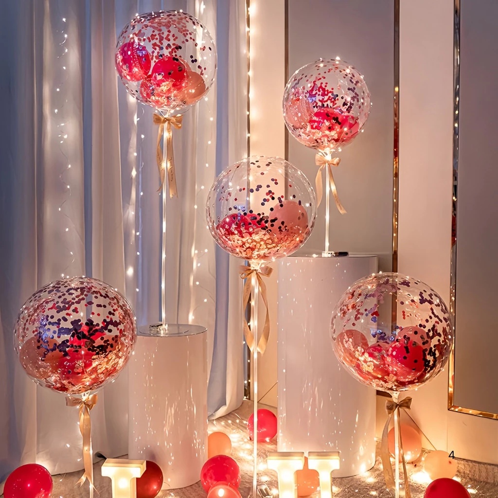 Balloon Table Stand Decor Kit Bunga Belon Hias Meja Graet for Raya ...