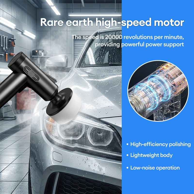 Wireless Electric Car Polisher Waxing Machine Polishing Waxer Tool Car ...
