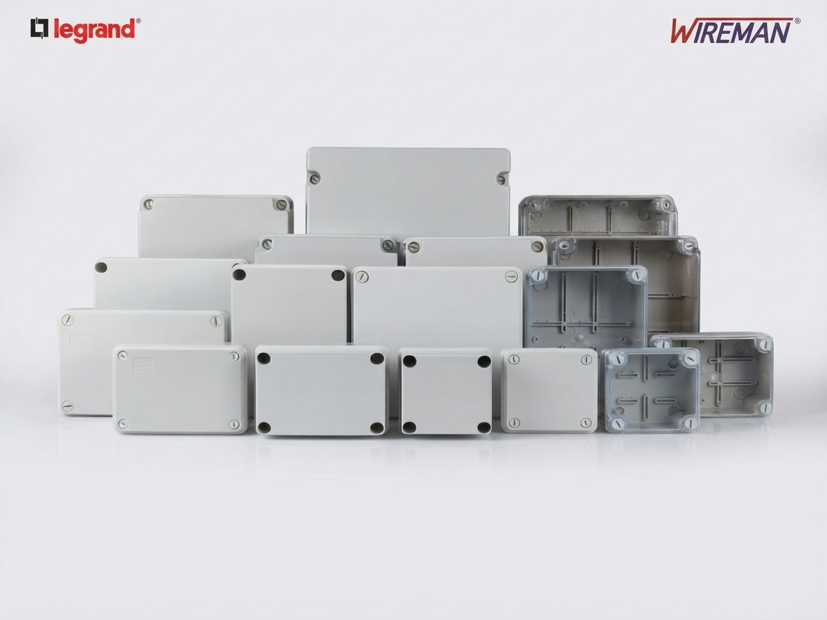 Wireman IP56 PVC Junction Box | Weatherproof Electrical Enclosure for ...