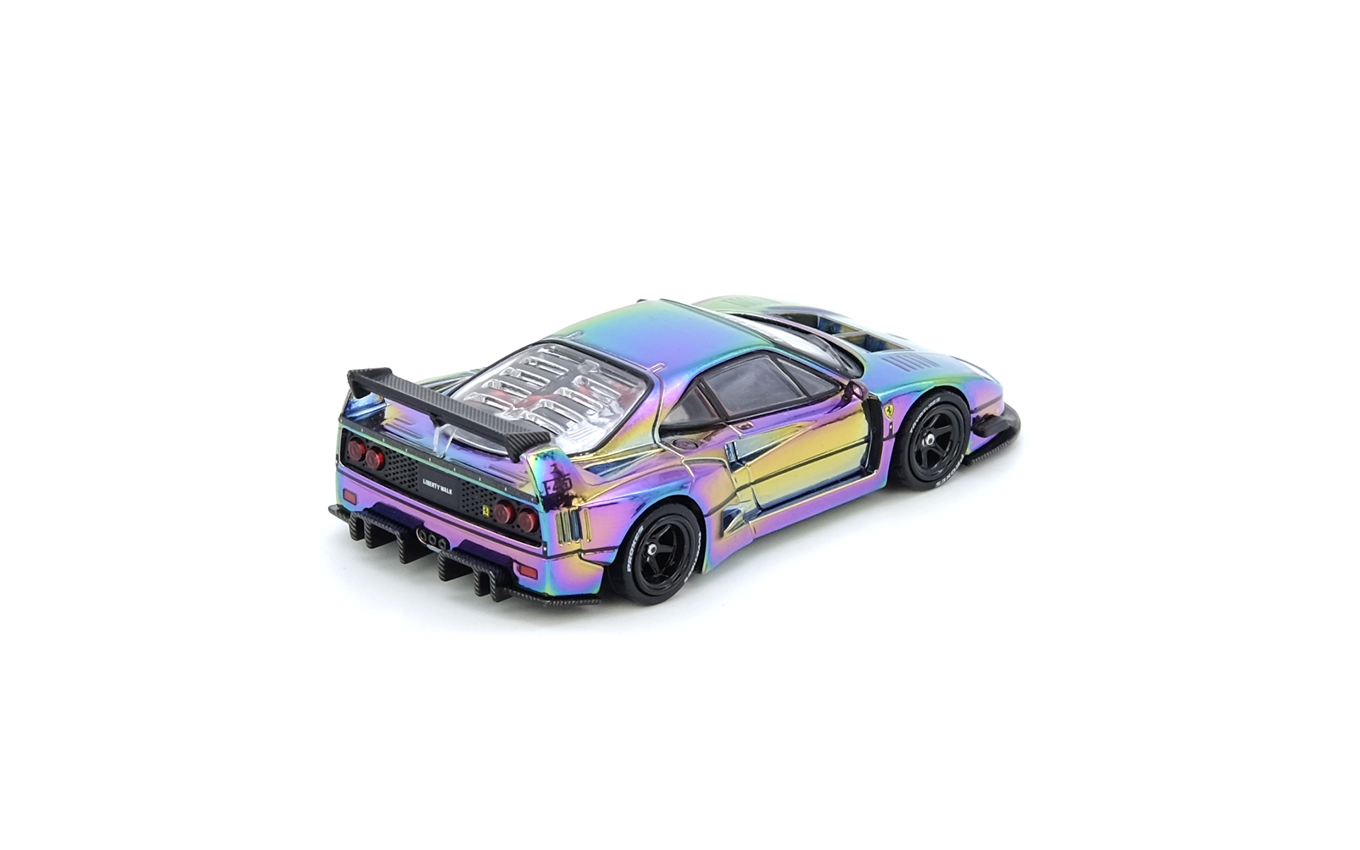 Inno64 Models Ferrari F40 LBWK (Chase, rainbow chrome) Hobby China Expo ...