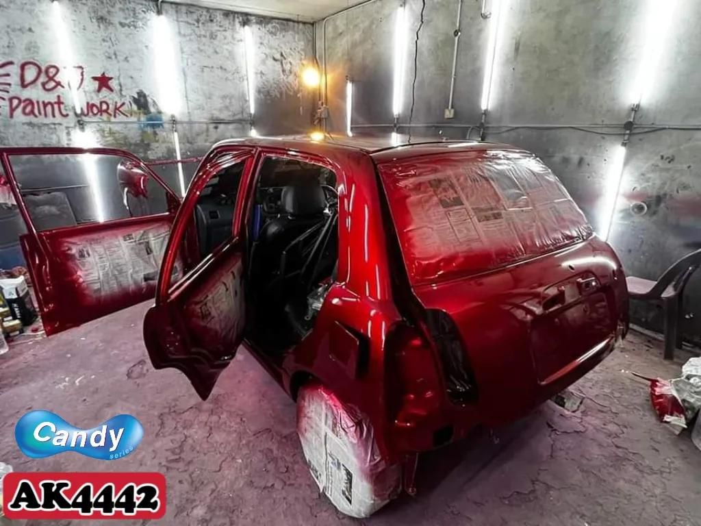 AIKKA PAINT 2K CANDY SERIES AK4442 (RUBY RED) | Shopee Malaysia