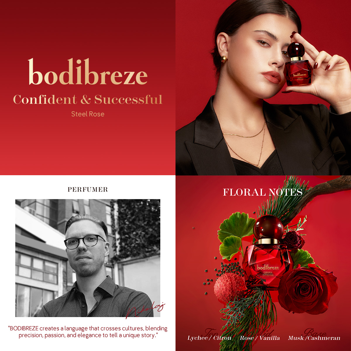 Bodibreze Luxury Perfume 12 Variants EDP Leona Perfume 30ml / Edith ...