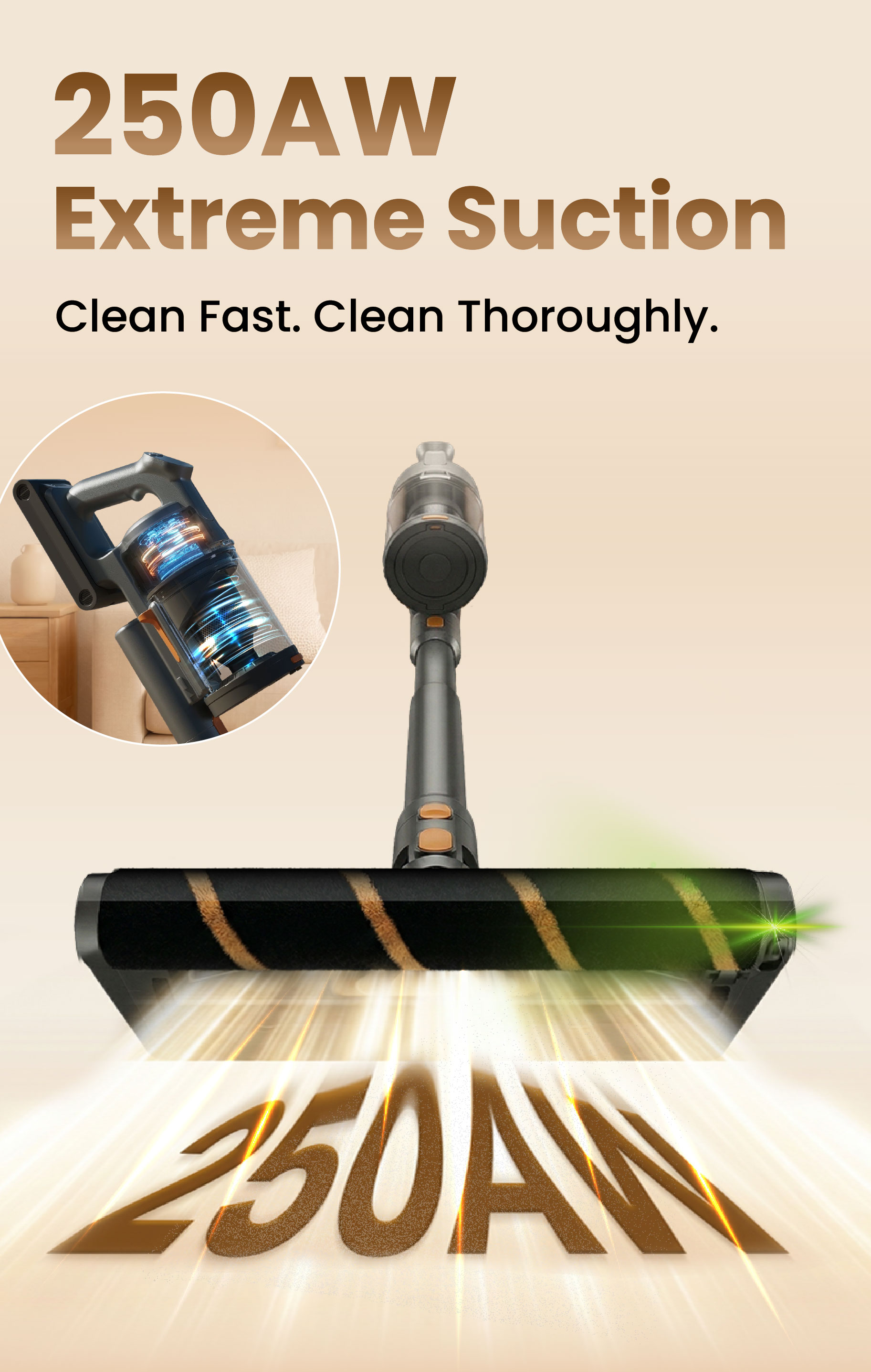Corvan X8 All-in-1 Cordless Vacuum Cleaner| Steam Mop| UV Anti-Dust ...