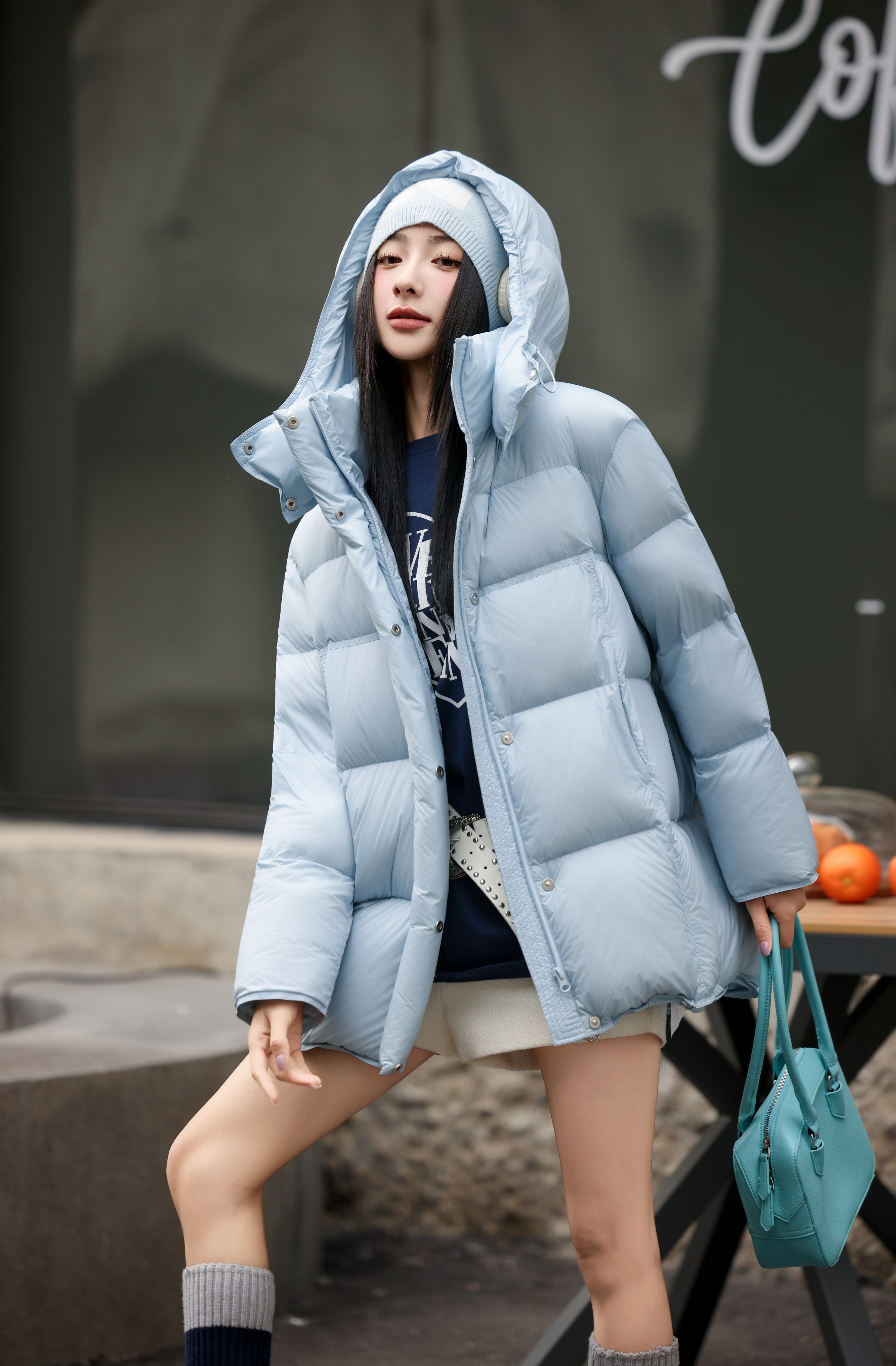 CAMINO Winter Down Jacket (-20°C) Women Waterproof Windproof White Warm ...