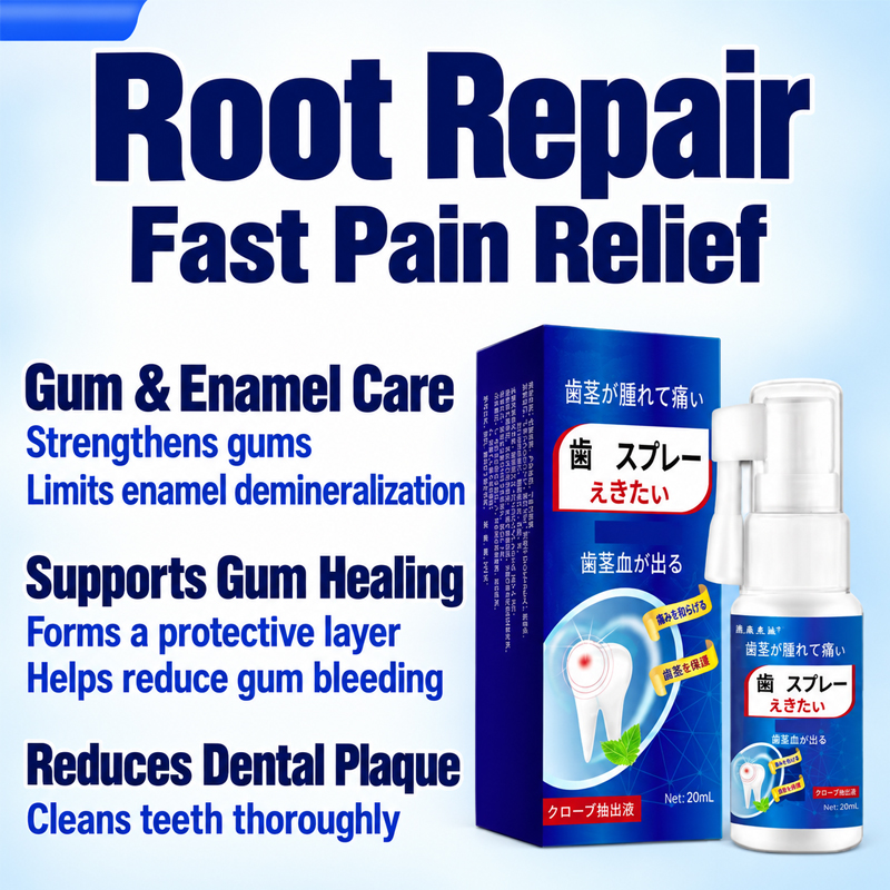 Toothache Spray Ubat Sakit Gigi Berlubang Gums Pain Canker Care Swollen ...