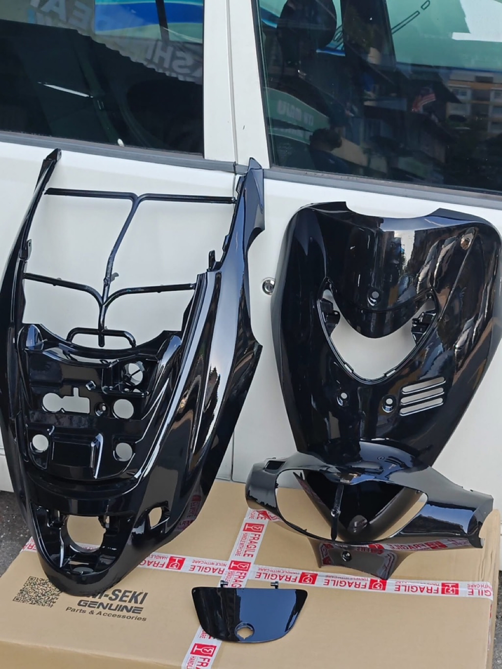 suzuki VS125 VS150 coverset body Hitam Solid / Black | Shopee Malaysia