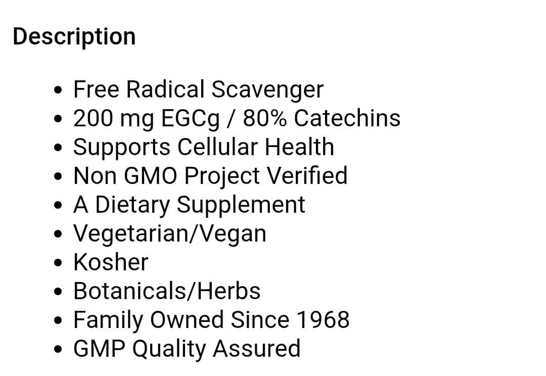 [Ready Stock] NOW Foods, EGCg Green Tea Extract, 400mg, 90 veg caps ...