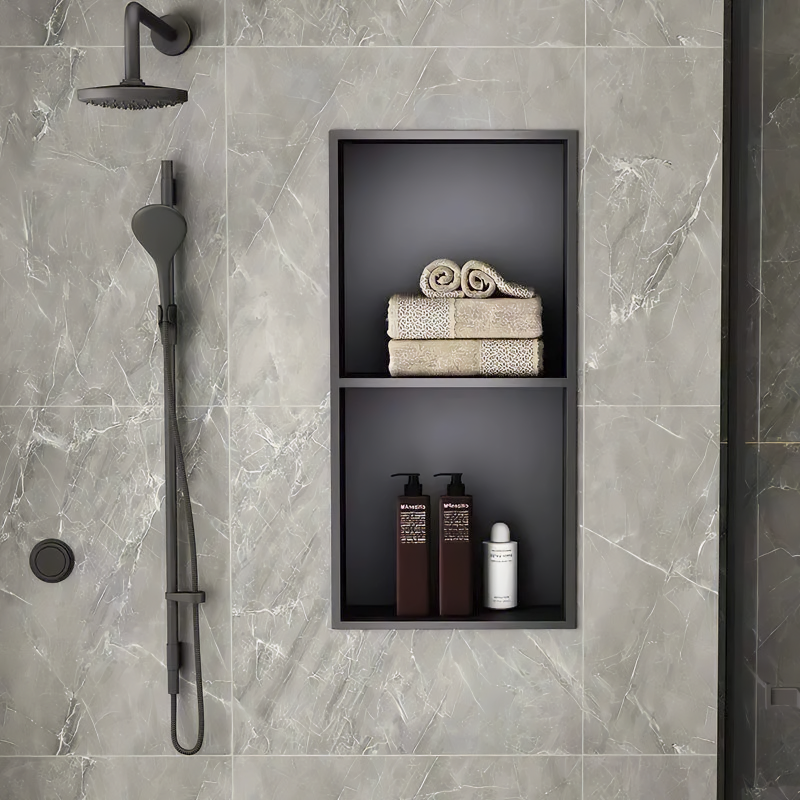 Embedded Stainless Steel Integrated Shower Niche Wall Cabinet Recessed ...
