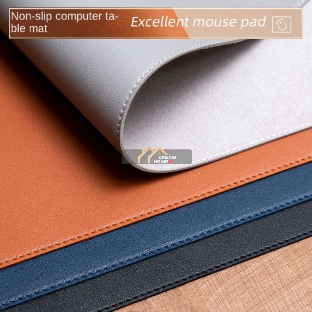 DREAMHOME Large PU Leather Desk Mat Waterproof Mouse Pad Alas Meja ...
