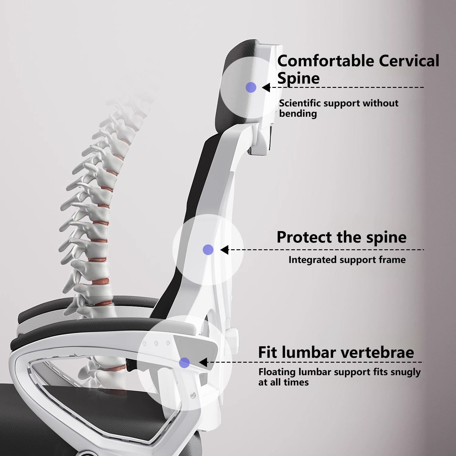 FIVE SETAR Multi Functional Office Chair Office Chair Ergonomic Gaming ...