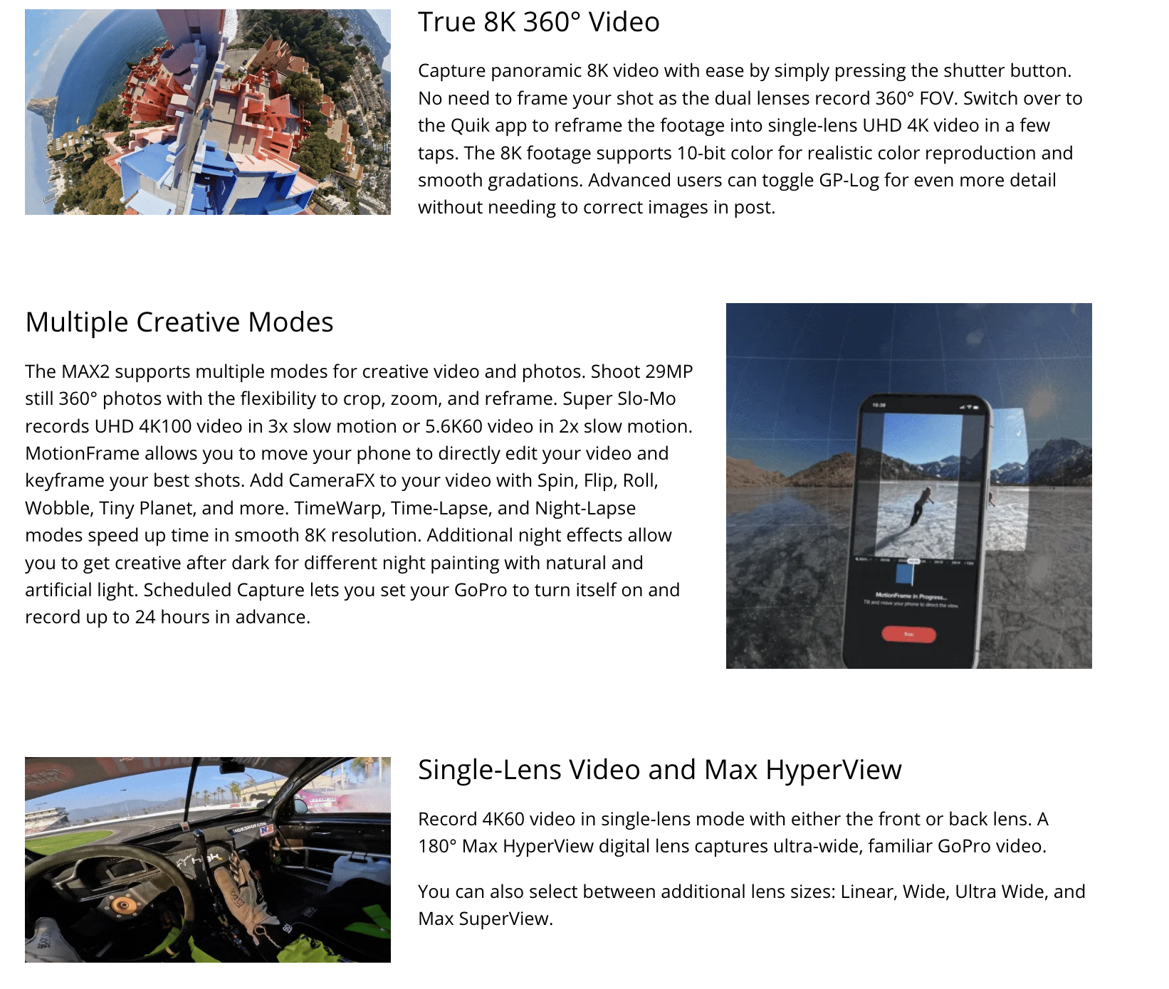 (ReadyStock) GoPro MAX 2 True 8K 360 Action Camera Replaceable Lens ...