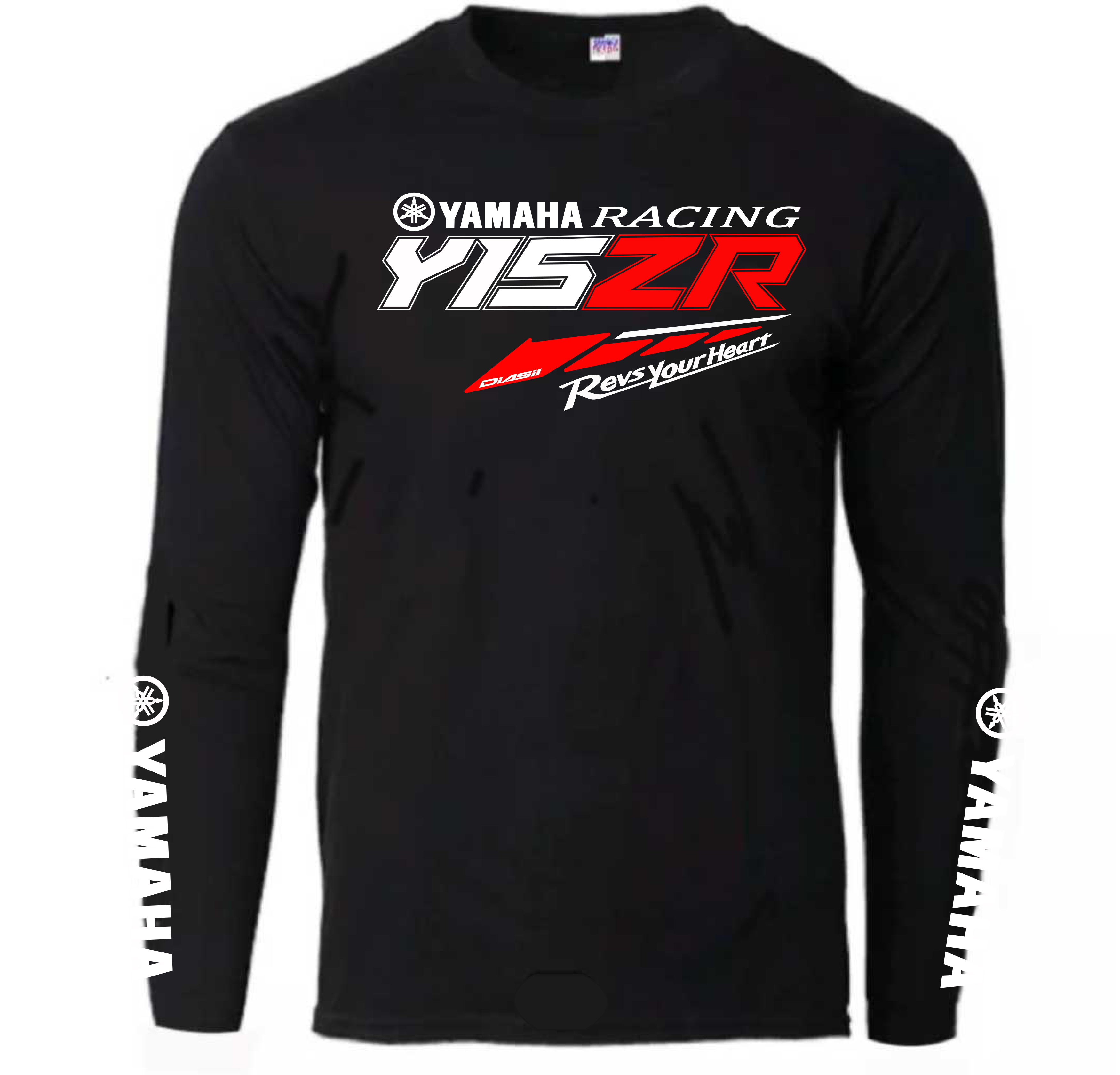 Baju Motor Y15ZR Racing Rider Lengan Panjang 100%cotton | Shopee Malaysia
