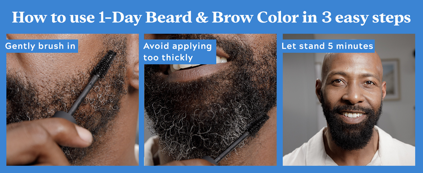Just For Men Moustache l Moustach, Beard Dye 𝘄𝗶𝘁𝗵 𝗕𝗿𝘂𝘀𝗵 𝗜𝗻𝗰𝗹𝘂𝗱𝗲𝗱 𝗳𝗼𝗿 ...