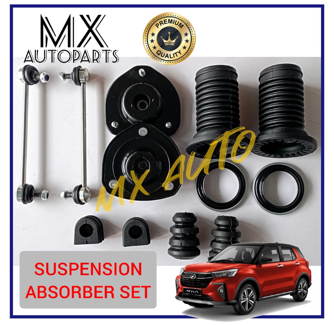 PERODUA ATIVA D55L FRONT SUSPENSION ABSORBER MOUNTING / DUST COVER WITH ...