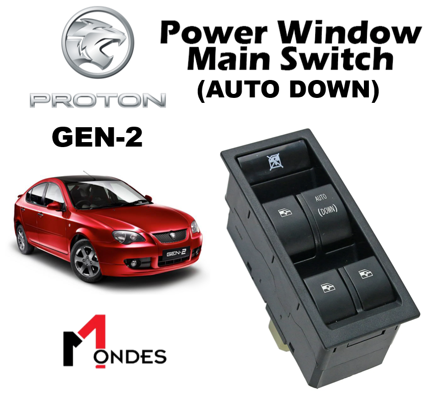 PROTON GEN 2 GEN2 DRIVER WINDOW SWITCH PEMANDU SUIS TINGKAP POWER ...