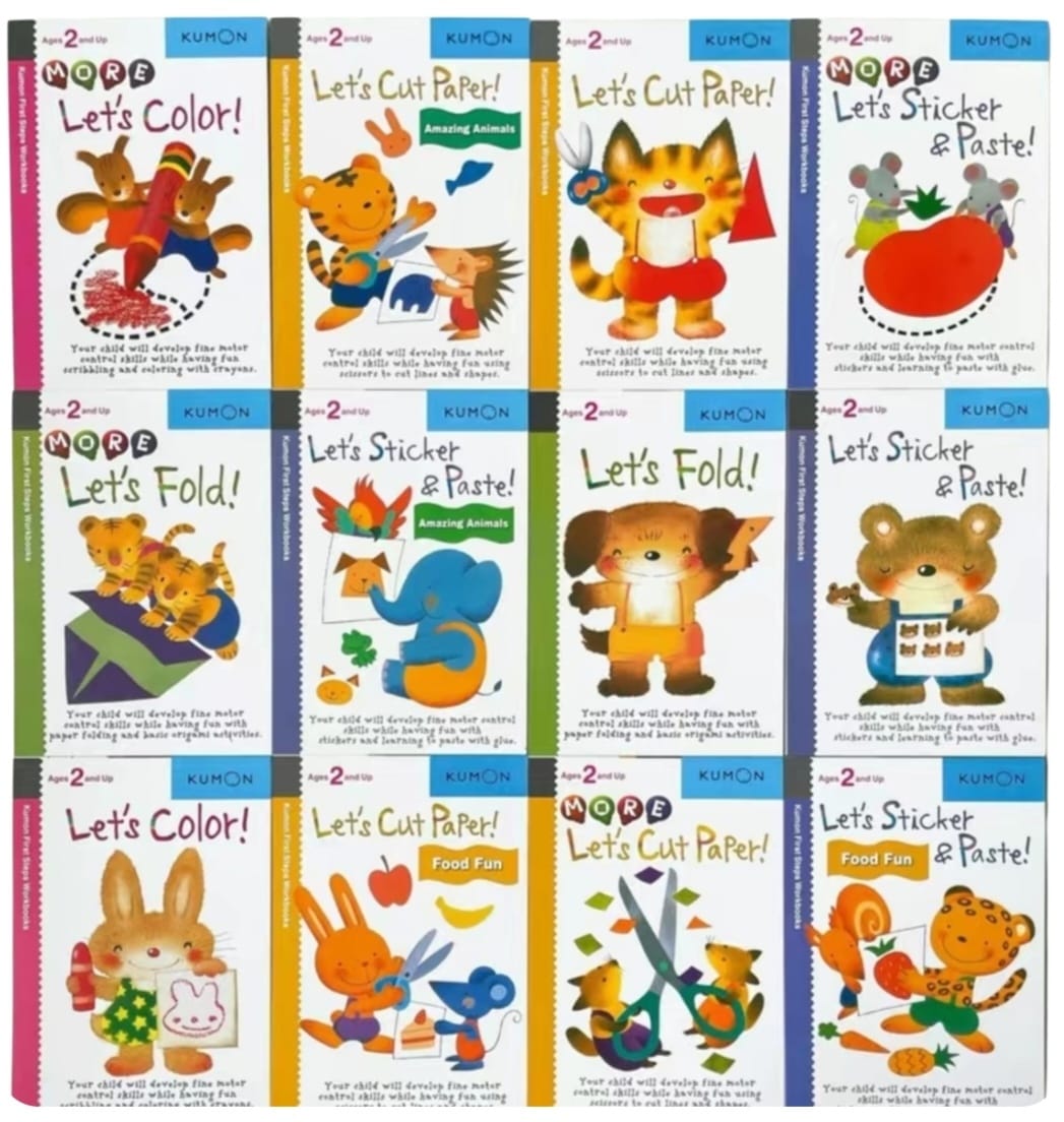 Kumon First Step Workbooks/Early Learning Books | Shopee Malaysia
