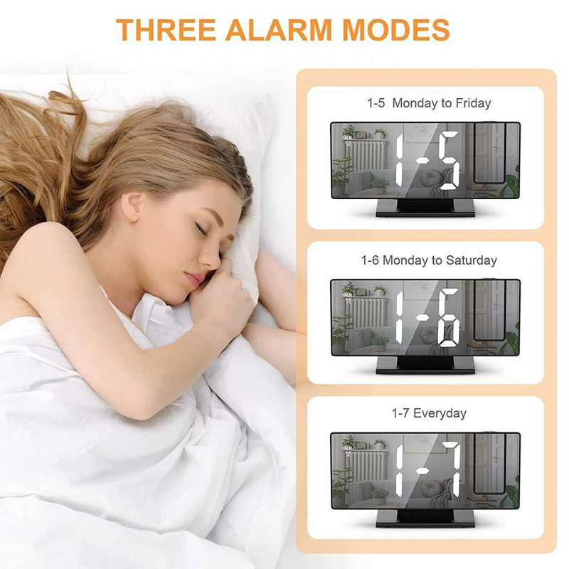 LED Digital Projection Alarm Clock Mini jam Digital 数字闹钟 | Shopee Malaysia