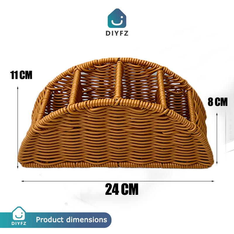 Rattan TV Remote holder,4-Slots Boho Organizer Box for TV/Aircond ...
