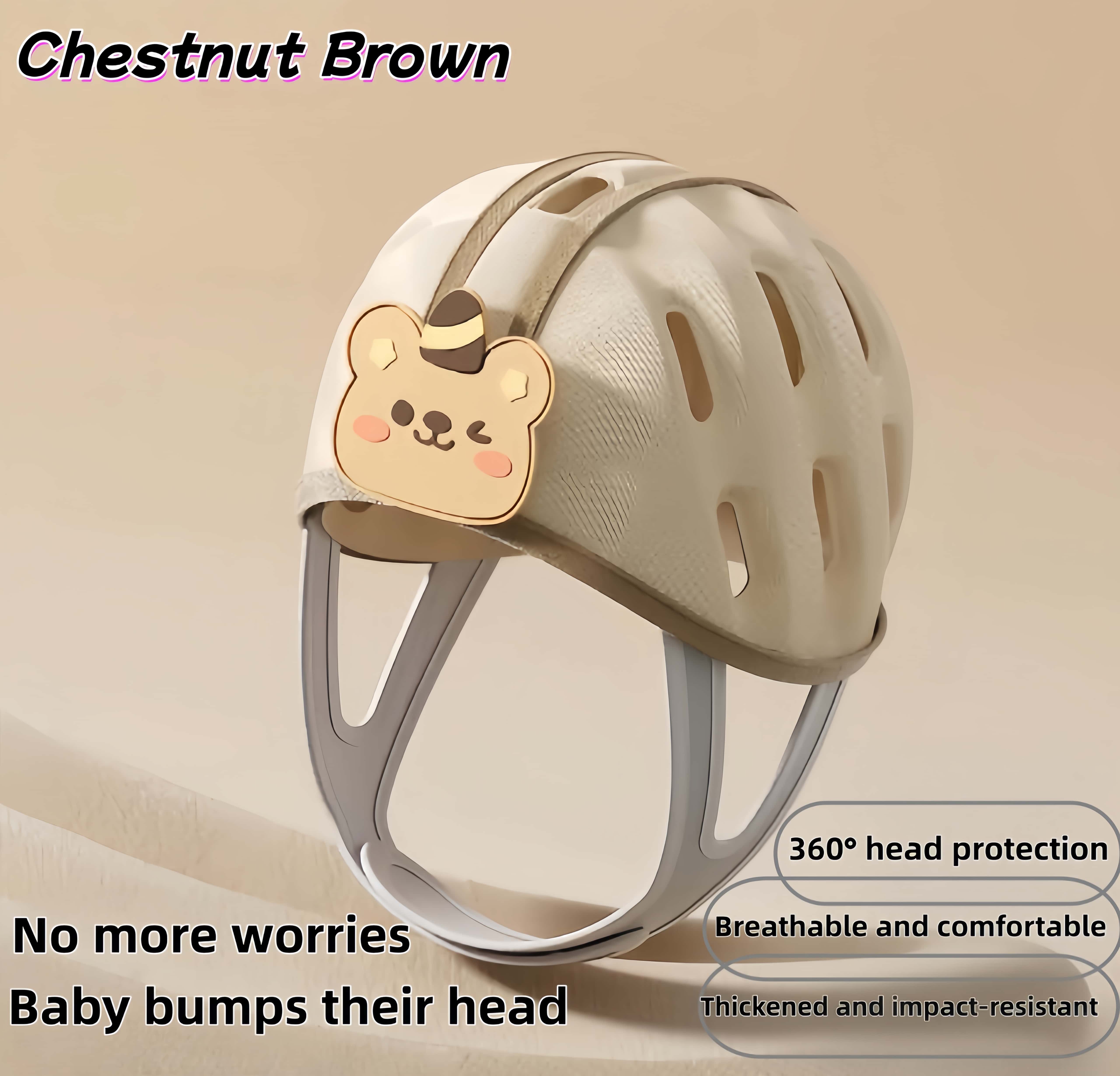 Baby Head Protection Adjustable Breathable Anti-fall Hat Baby Helmet ...