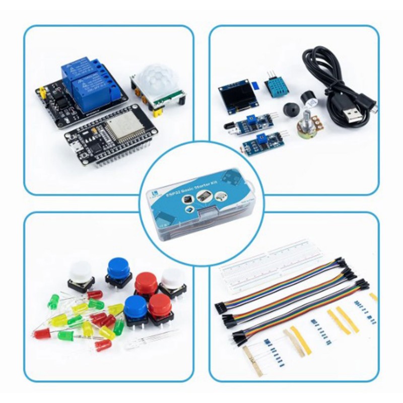 Basic Starter Kit For ESP32 DIY Development Board Starter Kit WIFI ...