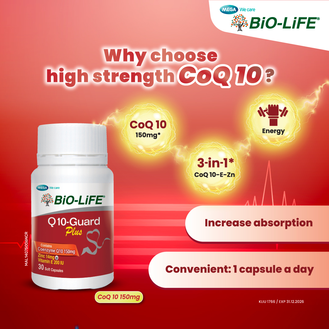 Bio-Life Q10-Guard Plus Capsules 30's x 3 + (FREE Gift) | Shopee Malaysia