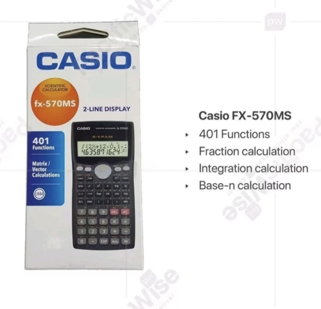 CASIO FX-570MS Scientific Calculator | Best Choice for Students ...