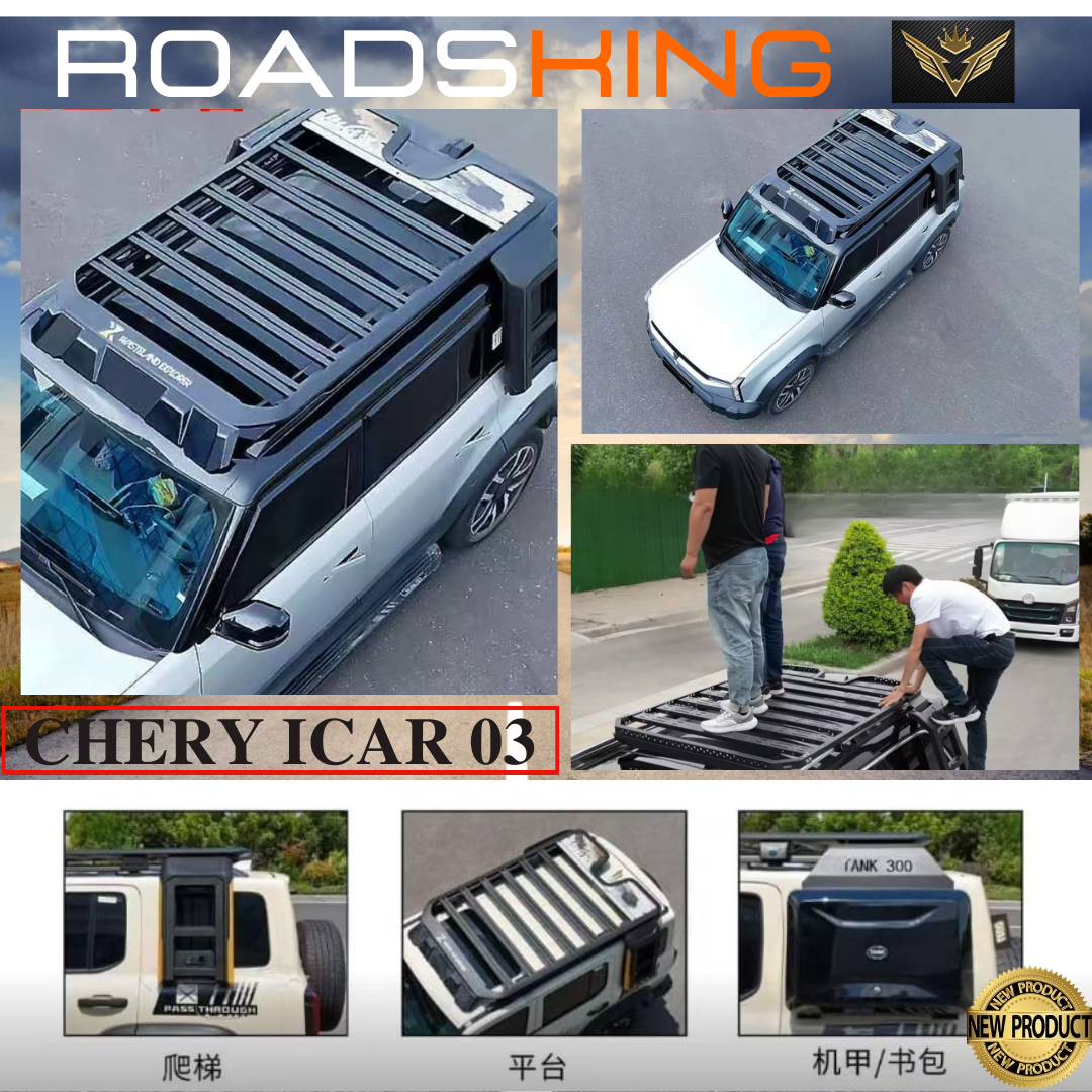 CHERY ICAR 03 ROOF RACK LUGGAGE LADDER SCHOOL BAG PLATFORM ROOF ...