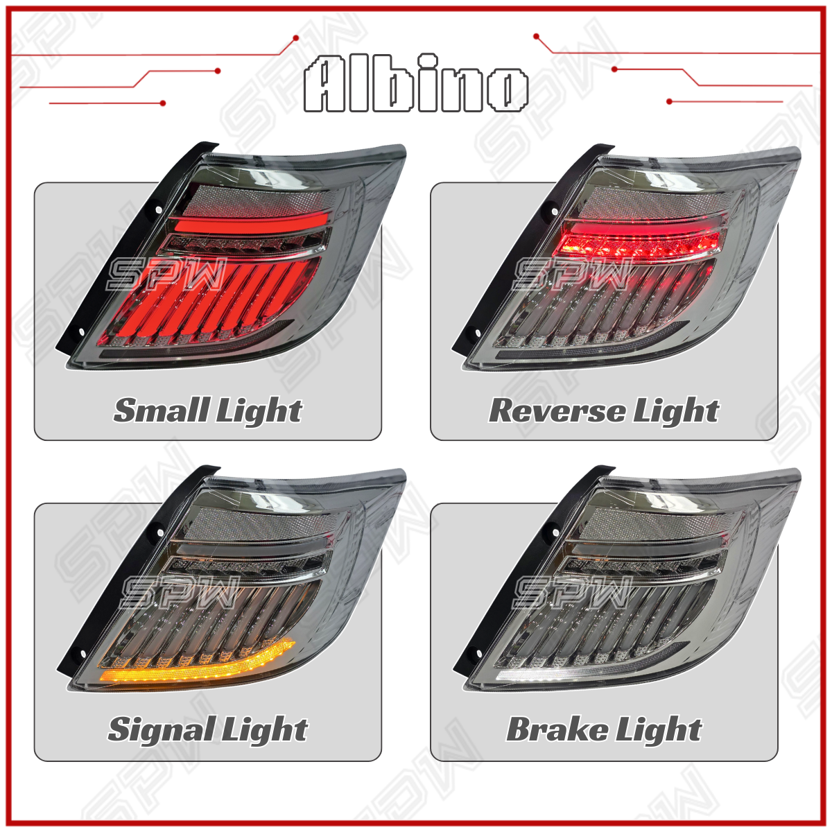 Perodua Bezza (2016-2026) V7 Tail Lamp Tail Light LED Brake Light DRL ...