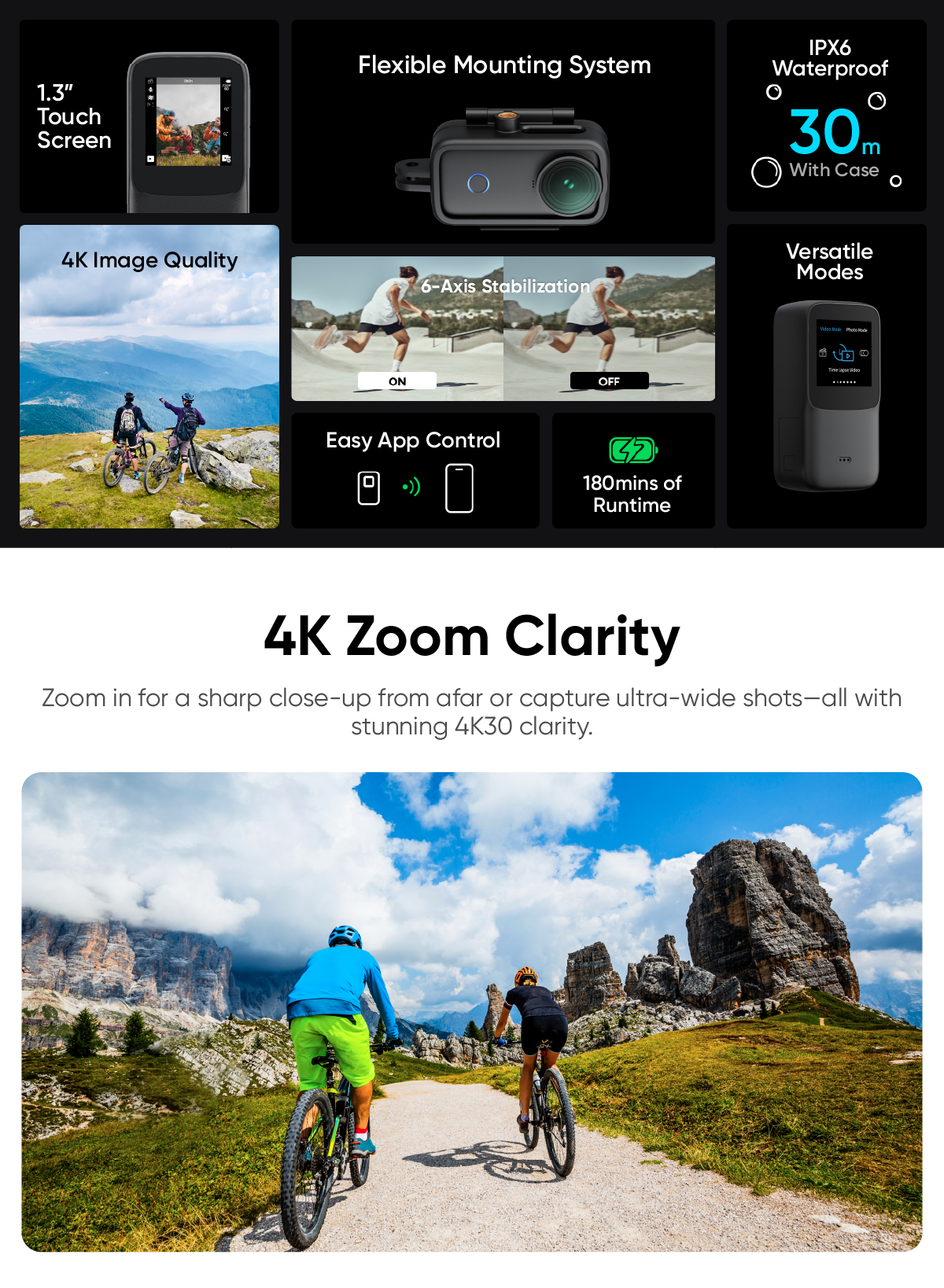 AKASO Keychain 2 - Pocket-Sized Action Camera | 4K30fps Video | 20MP ...