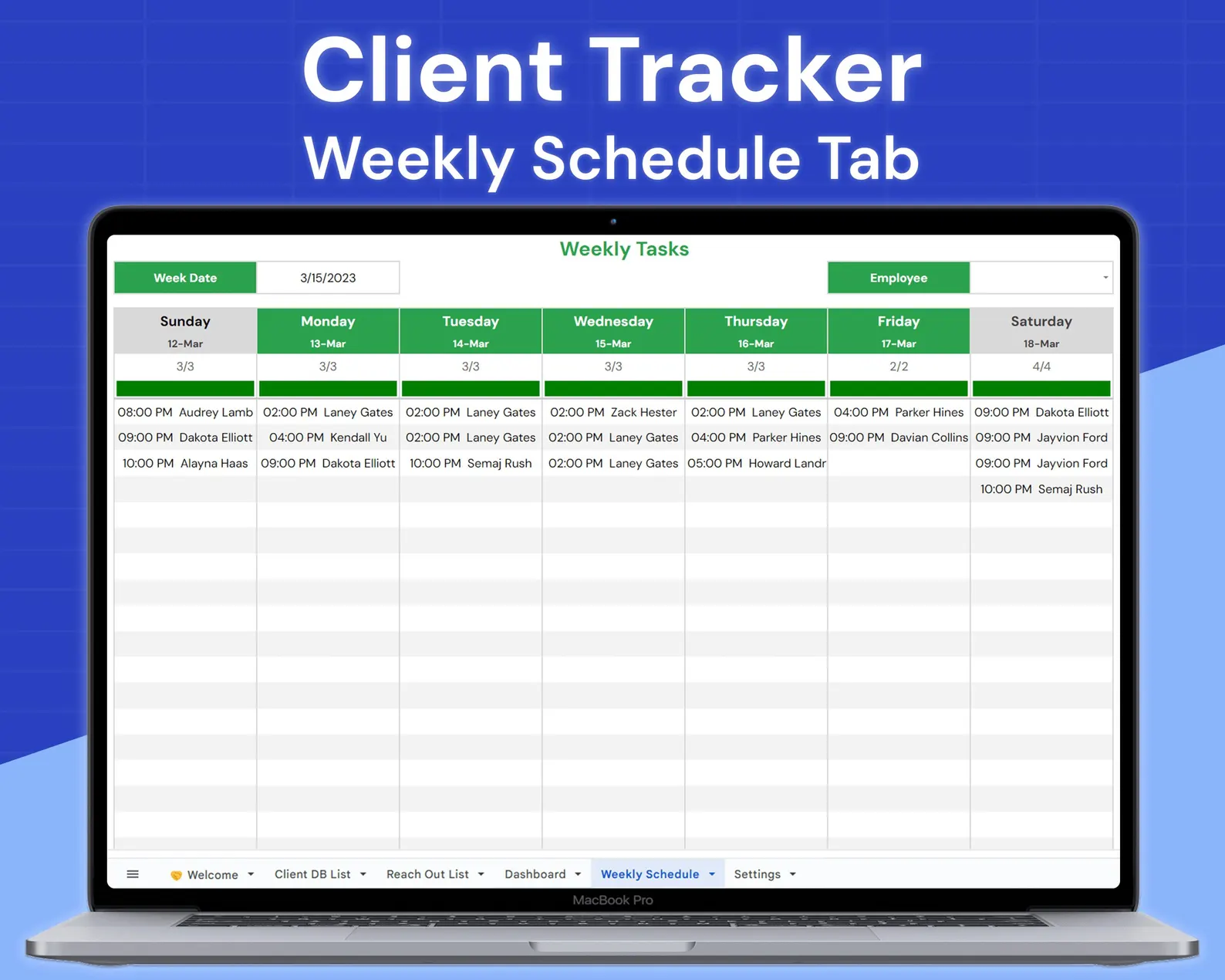 Client Tracker Sales Conversion Funnel Pipeline Tracker MS Excel Google ...