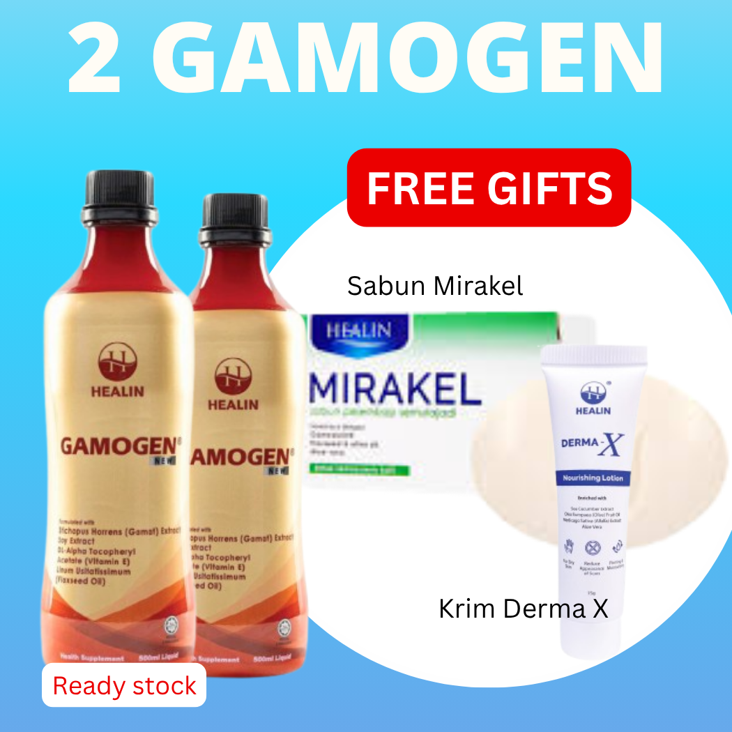 GAMOGEN Healin- Gamat Healin, Free Gifts, expiry 2027 | Shopee Malaysia