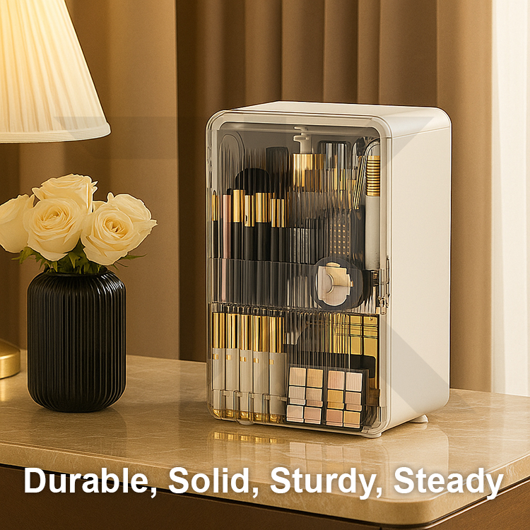 [LOCAL] Makeup Box with Door | Dustproof Cosmetic Organizer Storage Box ...