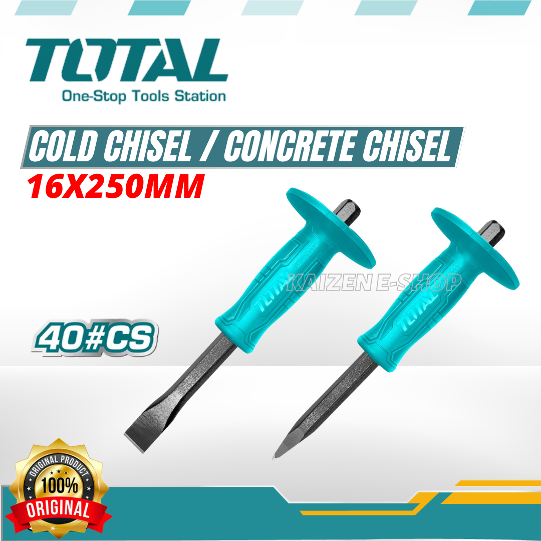 TOTAL THT4211026 Cold Chisel / THT4221026 Concrete Chisel | Shopee Malaysia