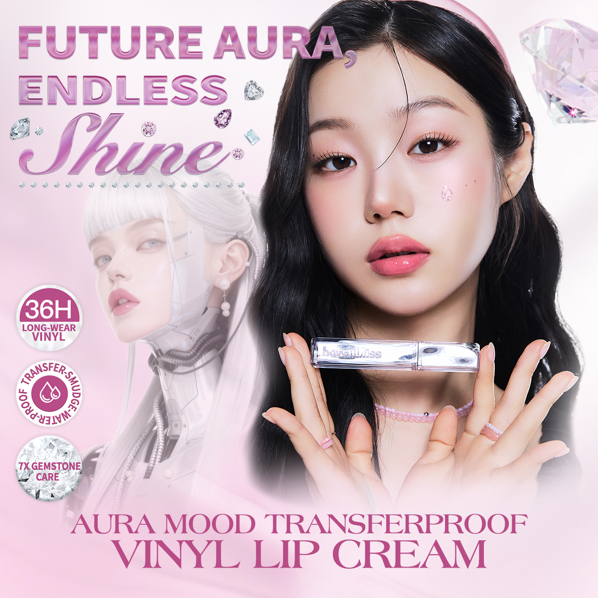 [NEW] BNB barenbliss Aura Mood Transferproof Lip Cream Matte & Vinyl ...