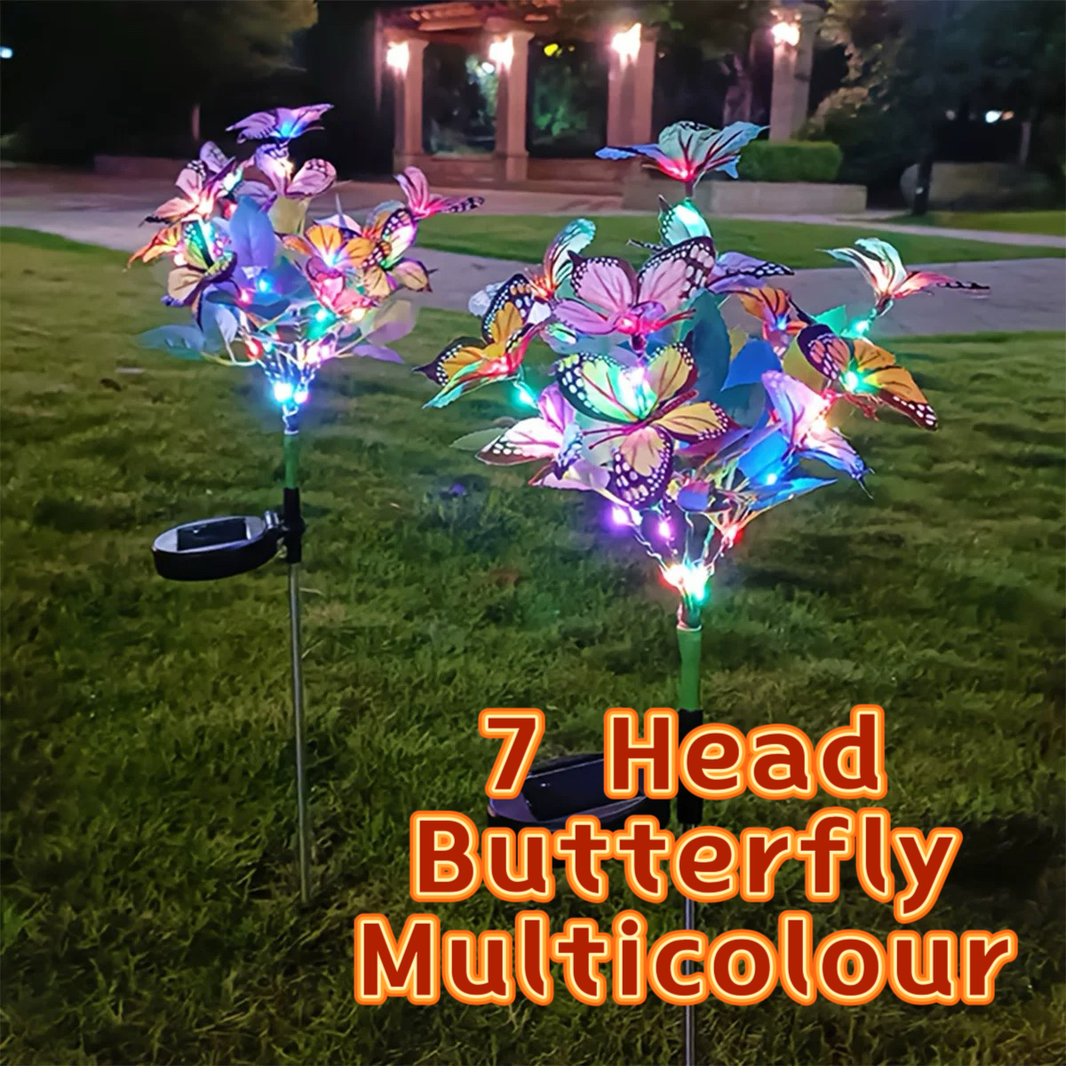 MG SOLAR Lampu Solar Bunga Raya Waterproof | Solar Flowers Light Hiasan ...