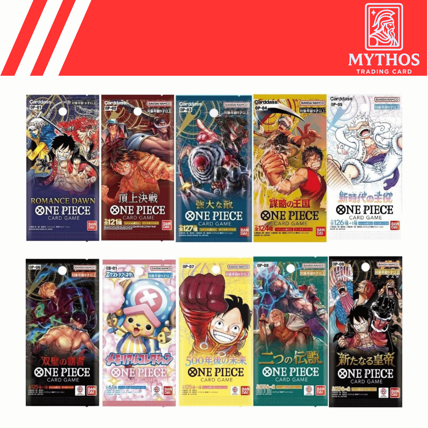 One Piece TCG [Official] Booster Box OP05 / OP07 / OP08 / OP09 / OP012 ...