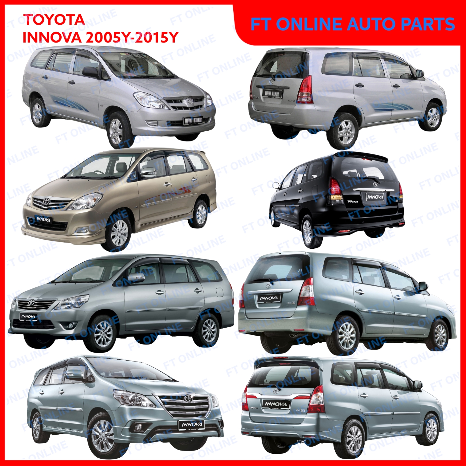 TOYOTA INNOVA 2005-2015 TGN40 ARMREST CONSOLE BOX LOCK CENTER ...