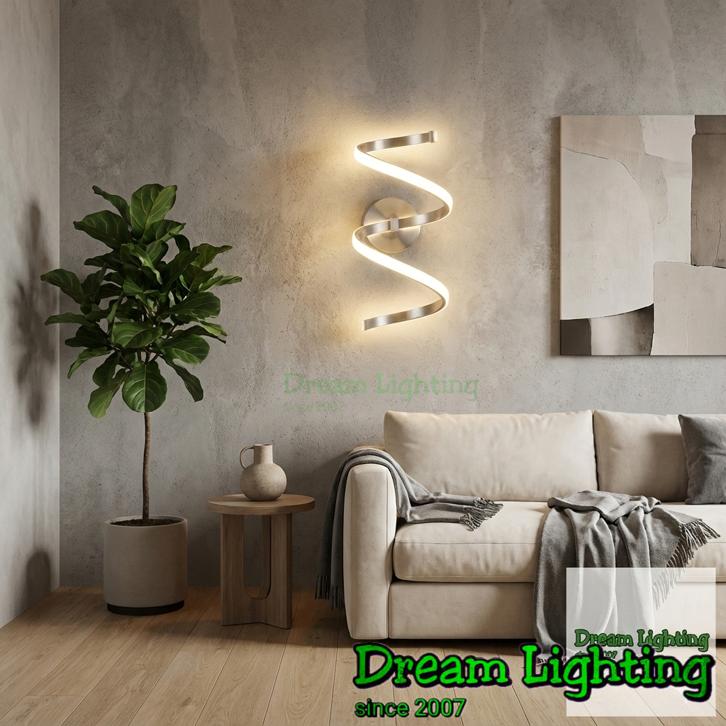Dream Lighting Wall Light Lampu Dinding LED Minimalis 🌀 Reka Bentuk ...