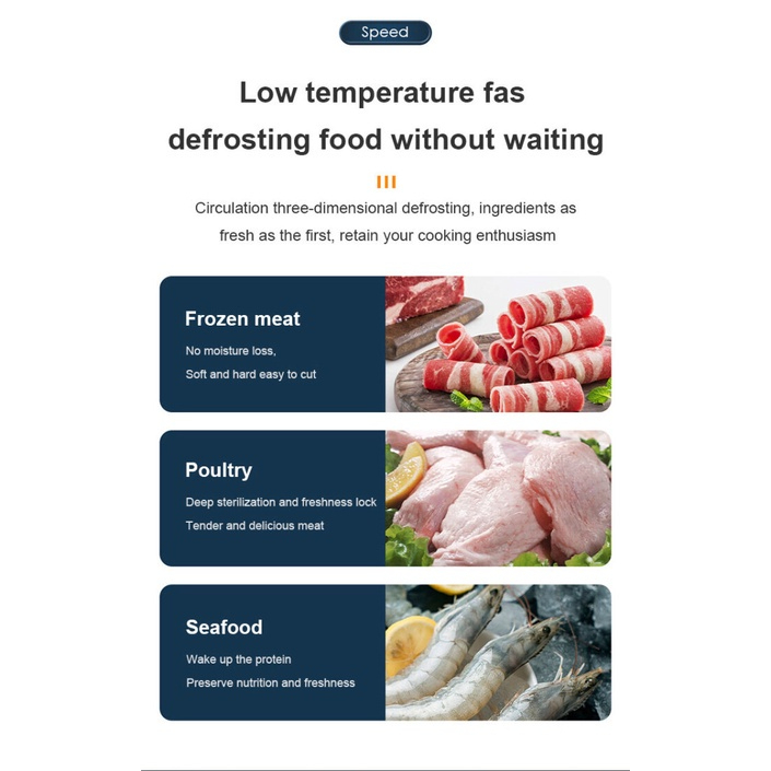 Multi-functional Fast Defroster Box Meat Defroster Machine Fast Food ...