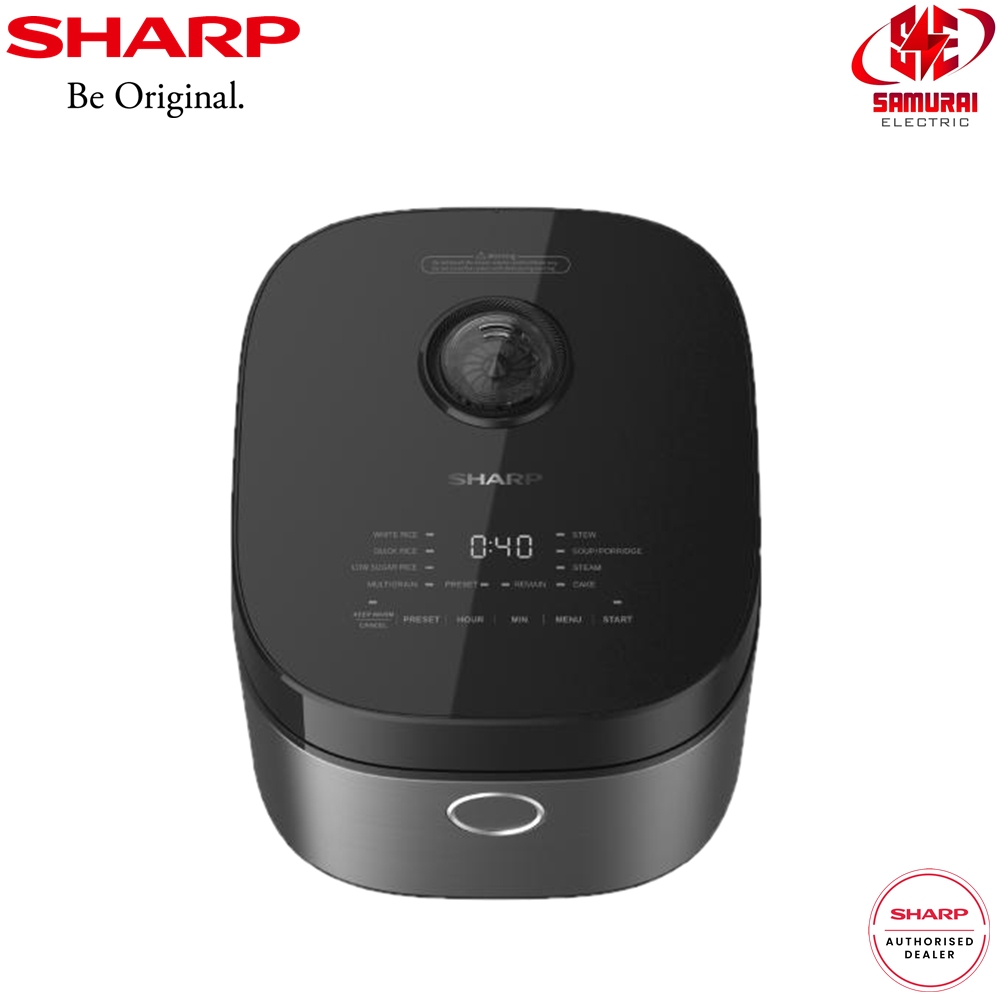 Sharp Digital Low Sugar Rice Cooker 1.8 Litre KSL18MYBK [ Ready Stock ...