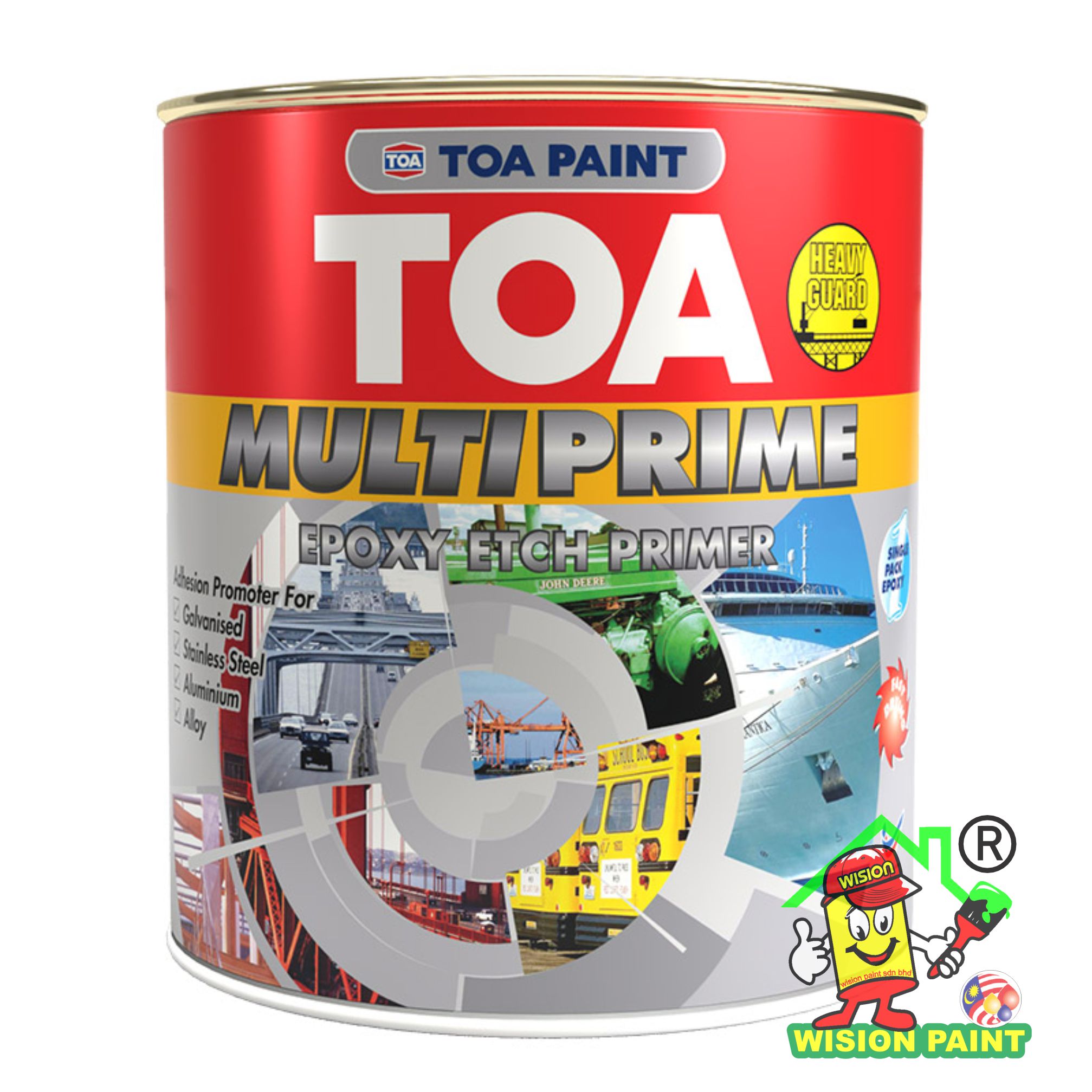 5L TOA EPOXY ETCH PRIMER ( FREE 7