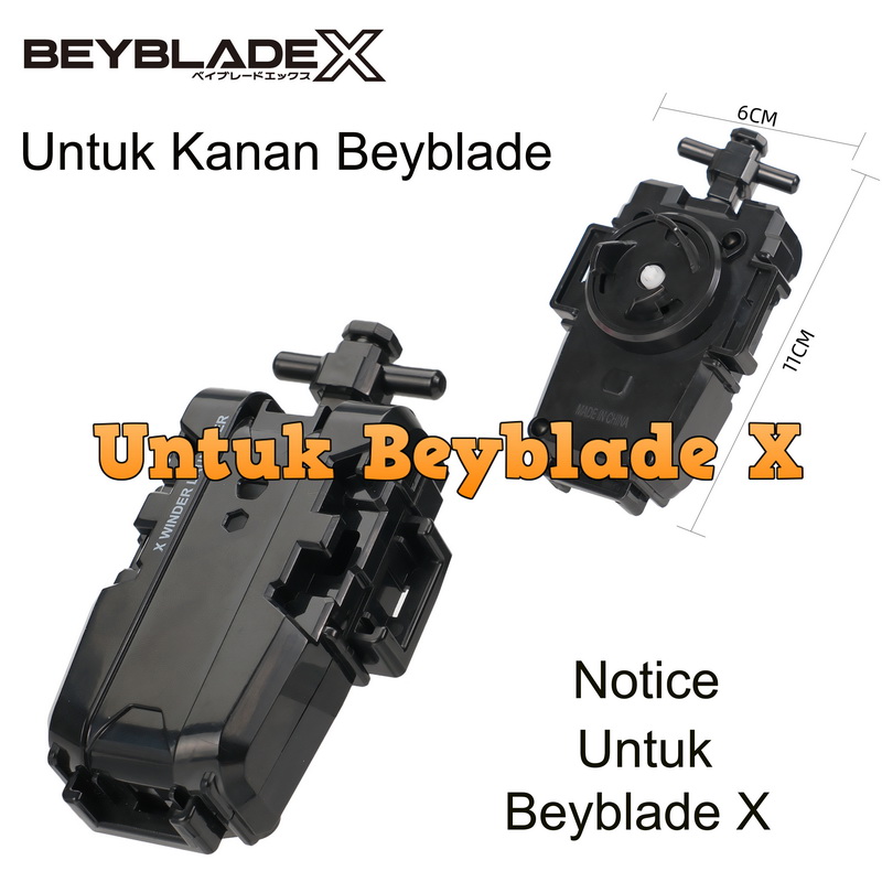 Beyblade X Launcher Ripcord String Grip Starter Handle Led Flashlight ...