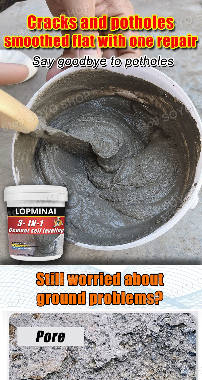 Simen cepat kering Self-Leveling Cement Waterproof cement cat kalis air ...