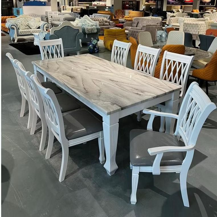 💥 Ready Stock 💥- Dining Set | 1+8 Set 1 Meja 8 Kerusi | Set meja makan ...