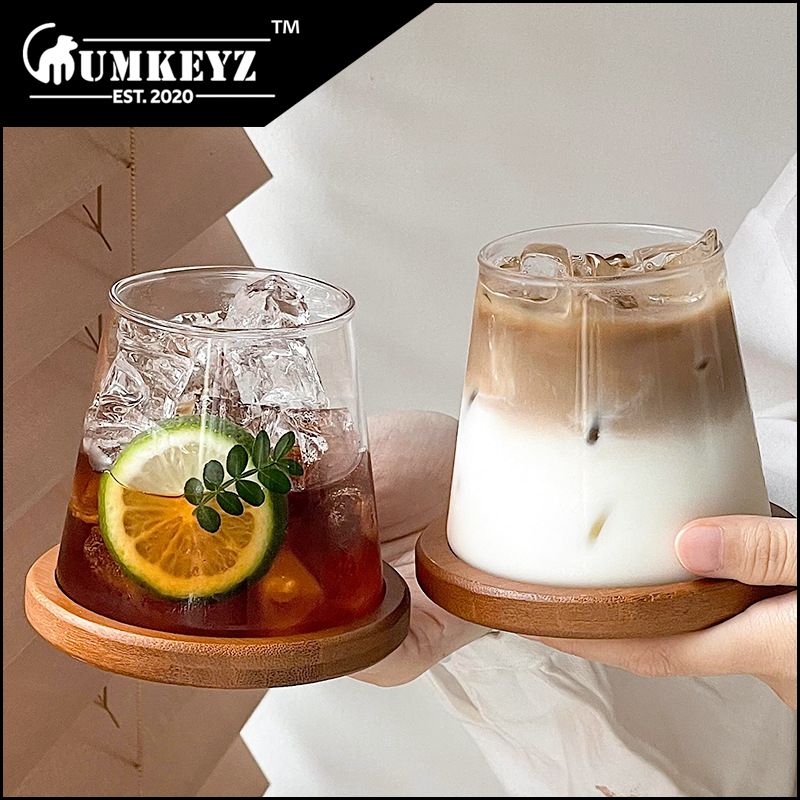 Gelas Kaca Premium 280ml / 360ml / 680ml Cawan Kopi Latte, Teh Ais ...