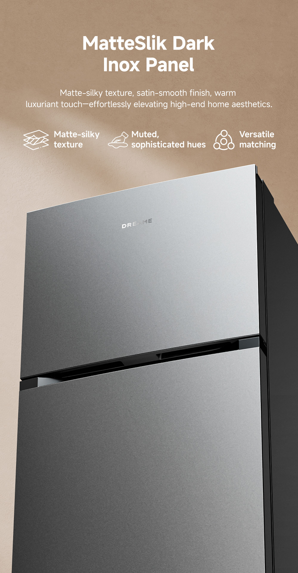 Dreame T-Fresh Refrigerator 410L | No Frost, Inverter, AeroFresh, Multi ...